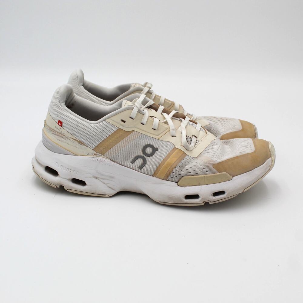On Cloud Cloudpulse Mens 11 White Cream Gym Sneakers Walking Athletic Shoes